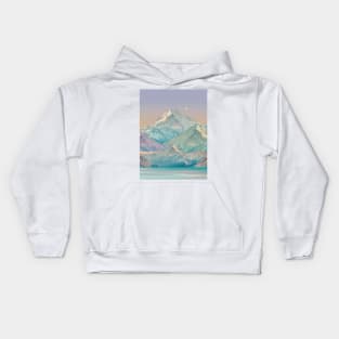 Pastel Landscape Kids Hoodie